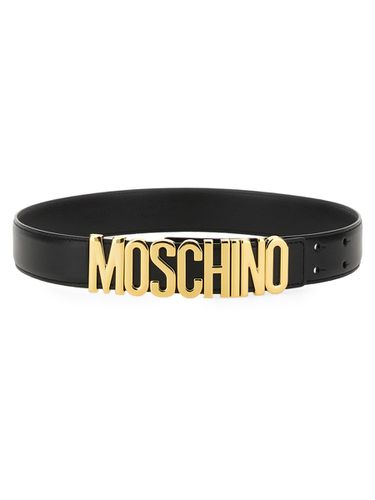 Moschino Belt With Logo - Moschino - Modalova