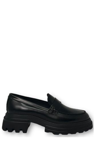 Hogan Round Toe Loafers - Hogan - Modalova