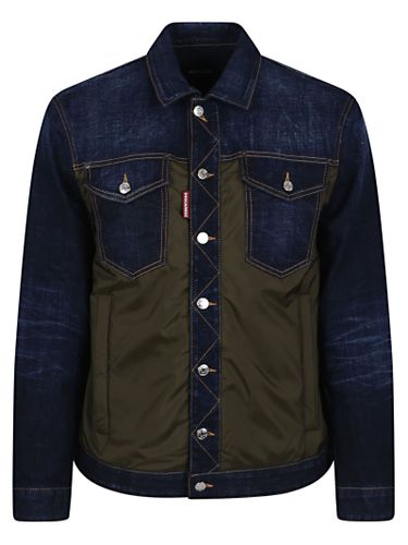 Dsquared2 Denim Puffer Jean Jacket - Dsquared2 - Modalova