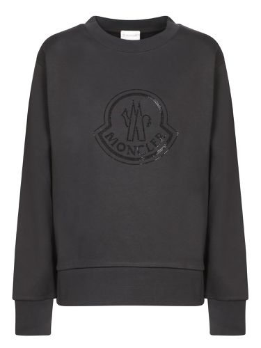 Logo Cotton Sweatshirt - Moncler - Modalova