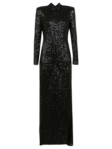 Open Back Sequinned Maxi Dress - Pinko - Modalova