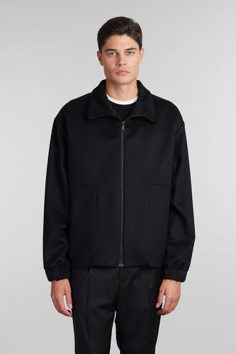 Alber Casual Jacket In Black Wool - costumein - Modalova