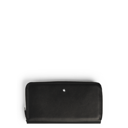 Cartera Continental para 12 Tarjetas con Cremallera de Piel Soft - Piel - MB220330 - Carteras - MONTBLANC - Modalova
