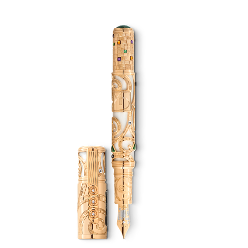 Pluma Estilográfica Masters of Art Homage to Gustav Klimt Edición Limitada 8 - Oro 750 - MB130230 - Plumas Estilográficas - MONTBLANC - Modalova