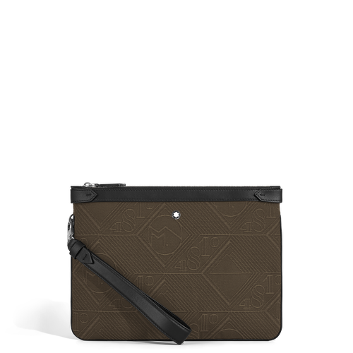 Pouch de Jacquard 4810 - Tejido y piel - MB220262 - Accesorios Para Bolsos - MONTBLANC - Modalova