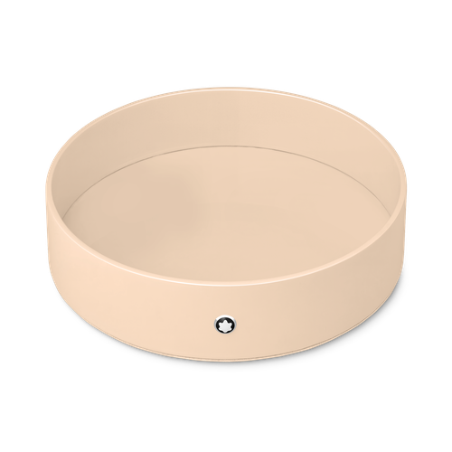 Grand Plateau de Bureau Rond en Bois Laqué - Bois et laque - MB133168 - Plateaux - MONTBLANC - Modalova