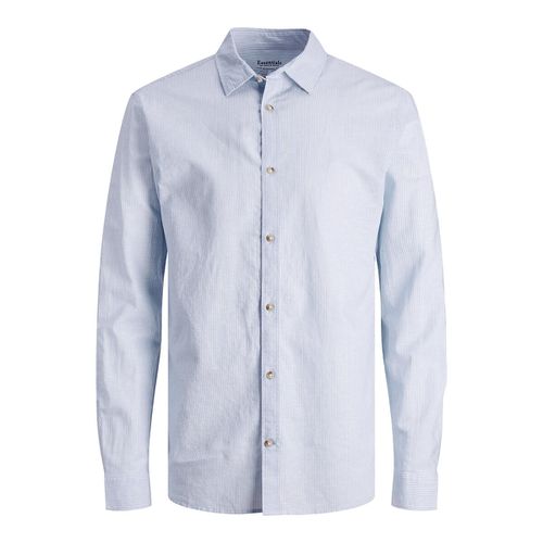 Camicia cotone lino - JACK & JONES - Modalova