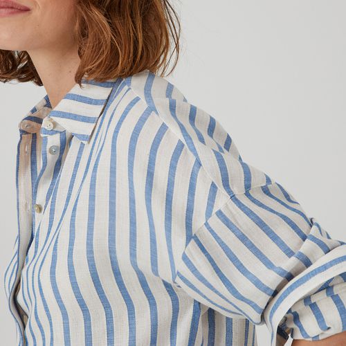 Camicia Ampia, A Righe Donna Taglie 34 (FR) - 38 (IT) - la redoute collections - Modalova