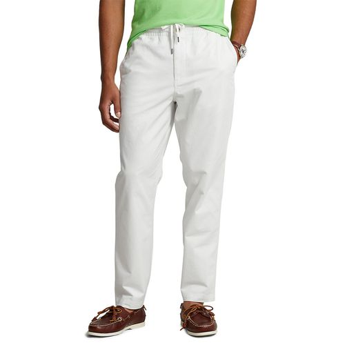 Pantaloni Dritti In Cotone Stretch Prepster Uomo Taglie S - polo ralph lauren - Modalova