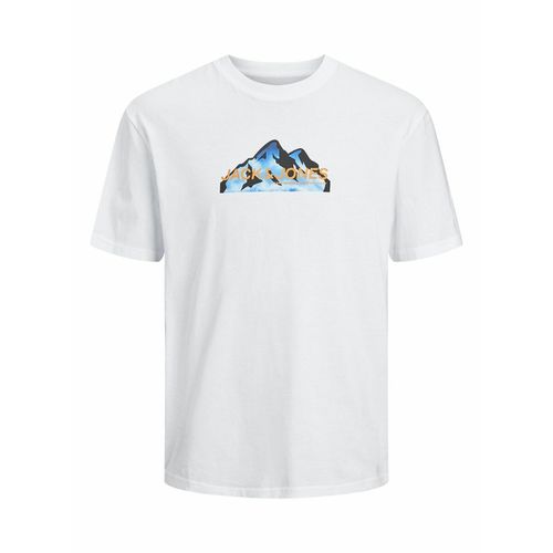 T-shirt stampa montagne - JACK & JONES - Modalova