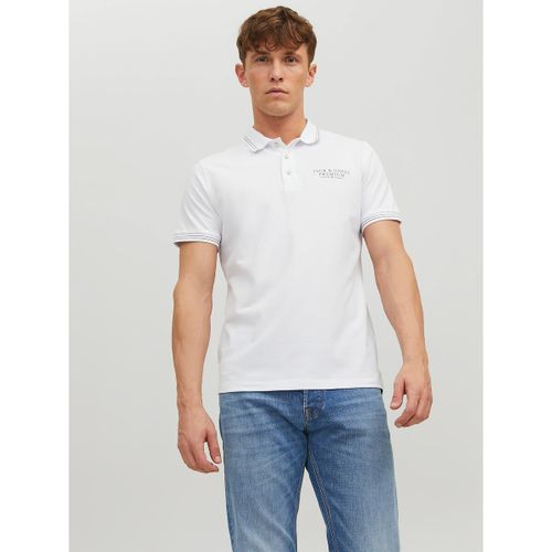 Polo Premium Stampa Rubber Uomo Taglie S - jack & jones - Modalova