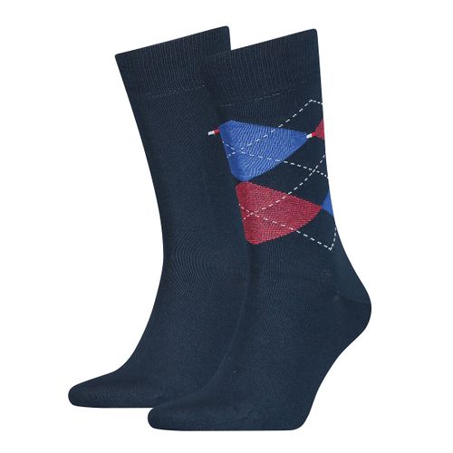 Confezione Da 2 Paia Di Calze Alte Uomo Taglie 39/42 - tommy hilfiger - Modalova