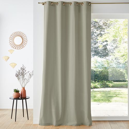 Tenda Velluto Con Occhielli Velvet Taglie 180 x 135 cm - la redoute interieurs - Modalova