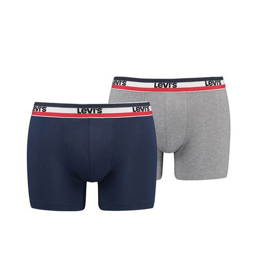 Confezione Da 2 Boxer ​​tinta Unita Logo Sportswear Uomo Taglie XXL - levi's - Modalova