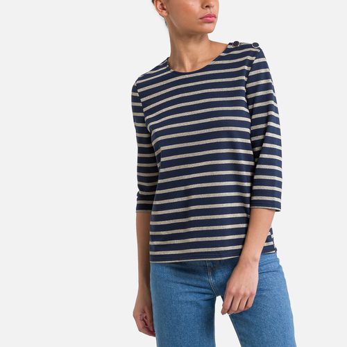 T-shirt A Righe, Maniche 3/4 Donna Taglie XS - vero moda - Modalova