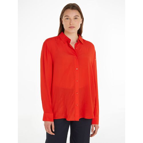 Camicia Ampia Donna Taglie 36 (FR) - 40 (IT) - tommy hilfiger - Modalova