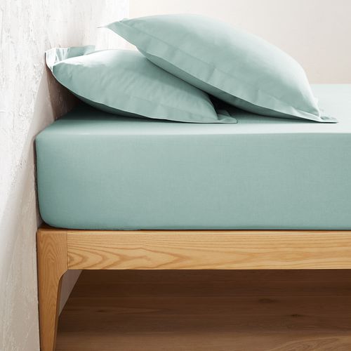 Lenzuolo Con Angoli In Cotone Balza Da 25 Cm Taglie 80 x 190 cm - la redoute interieurs - Modalova