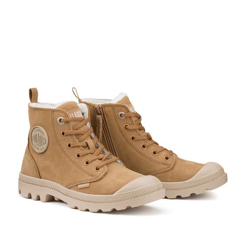 Sneaker Pampa Hi Zip In Pelle Foderata Donna Taglie 38 - palladium - Modalova