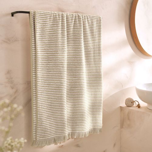 Maxi Telo Da Bagno Spugna A Righe Malo Taglie 100 x 150 cm - la redoute interieurs - Modalova