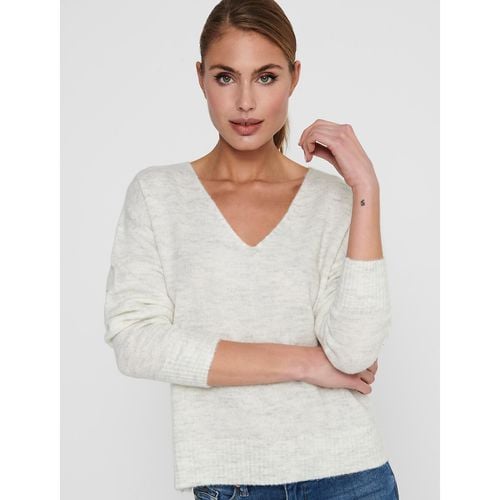 Pull con scollo a V, maglia morbida - JDY - Modalova