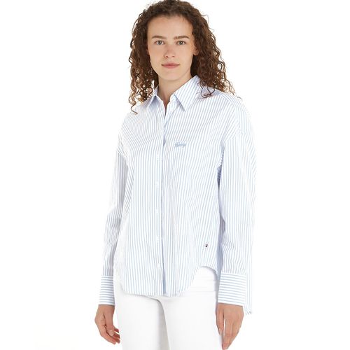 Camicia gessata - TOMMY JEANS - Modalova