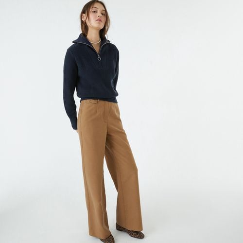 Pantaloni larghi, in lyocell e cotone - LA REDOUTE COLLECTIONS - Modalova