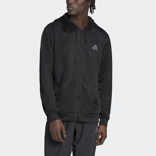 Giacca Essentials Con Cappuccio E Zip Uomo Taglie S - adidas performance - Modalova