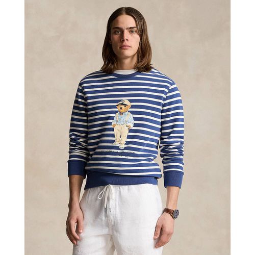 Felpa girocollo a righe fleece Bear - POLO RALPH LAUREN - Modalova