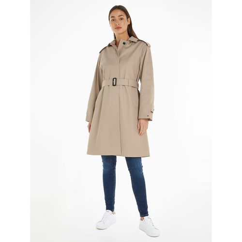 Trench Cintura Media Lunghezza Donna Taglie 34 (FR) - 38 (IT) - tommy hilfiger - Modalova