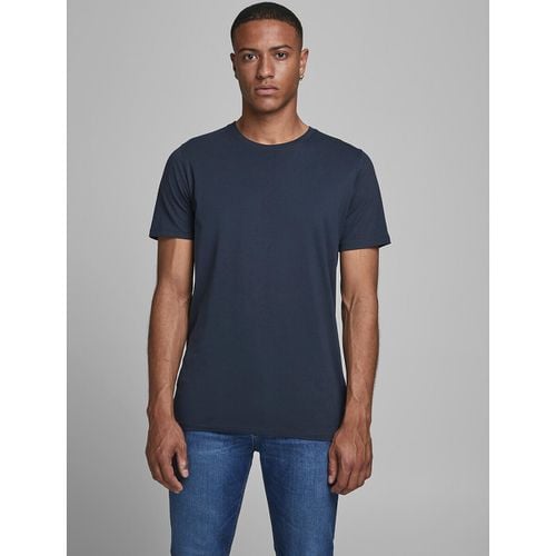 T-shirt Scollo Rotondo In Cotone Bio Uomo Taglie S - jack & jones - Modalova