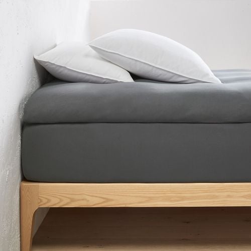 Lenzuolo Con Angoli Jersey Coprimaterasso 30% Cotone Riciclato Taglie 180 x 190 cm - la redoute interieurs - Modalova