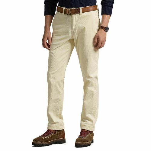 Pantaloni chino in velluto dritti - POLO RALPH LAUREN - Modalova