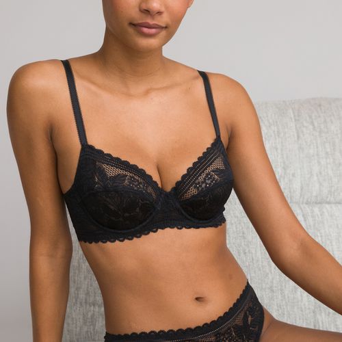 Reggiseno Con Ferretto In Pizzo Riciclato Donna Taglie 2 B - la redoute collections - Modalova