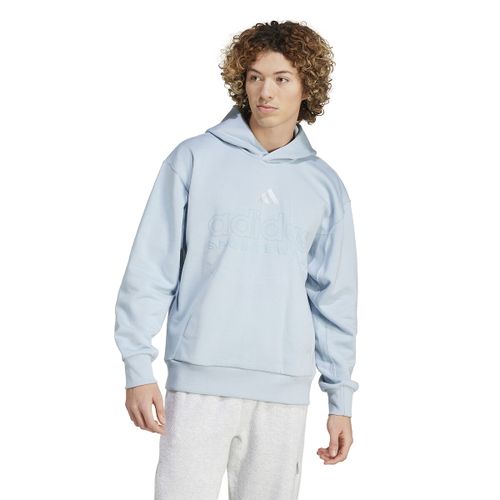 Felpa Con Cappuccio Con Logo Tono Su Tono Uomo Taglie 3XL - adidas sportswear - Modalova