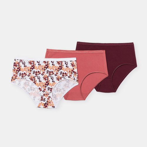 Confezione 2 + 1 gratuito slips midi in cotone bio - PLAYTEX - Modalova