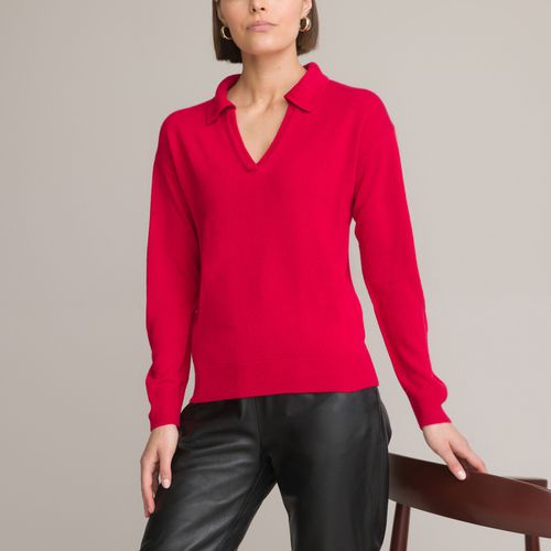 Maglione con collo a polo, maglia fine - ANNE WEYBURN - Modalova