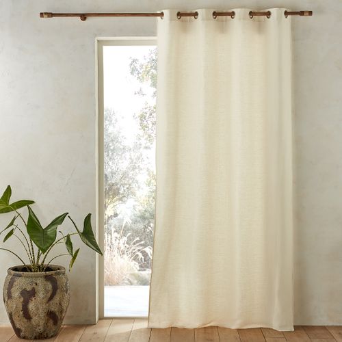 Tenda In Lino Foderata In Cotone Con Occhielli, Colin Taglie 140 x 220 cm - am.pm - Modalova