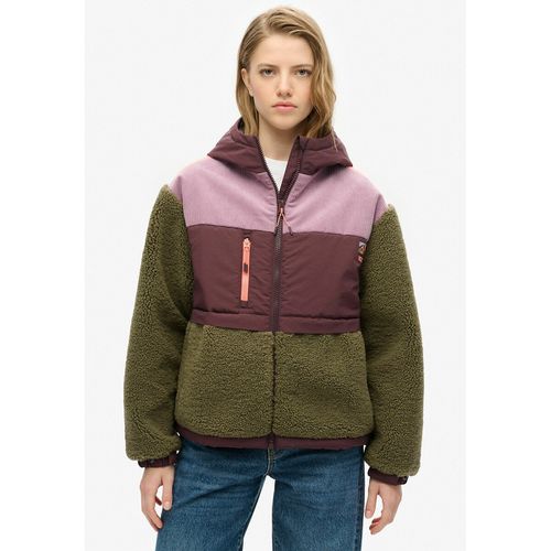 Giacca In Sherpa Con Cappuccio Donna Taglie 36 (FR) - 40 (IT) - superdry - Modalova