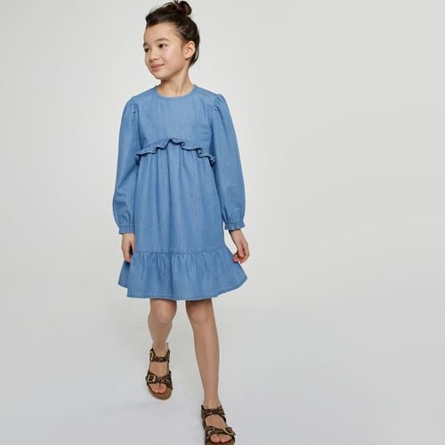 Abito In Denim Leggero A Maniche Lunghe Taglie 3 anni - 94 cm - la redoute collections - Modalova