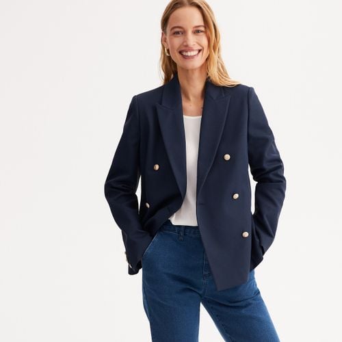 Giacca Blazer, Taglio Sciancrato, Doppio Petto Donna Taglie 36 (FR) - 40 (IT) - anne weyburn - Modalova