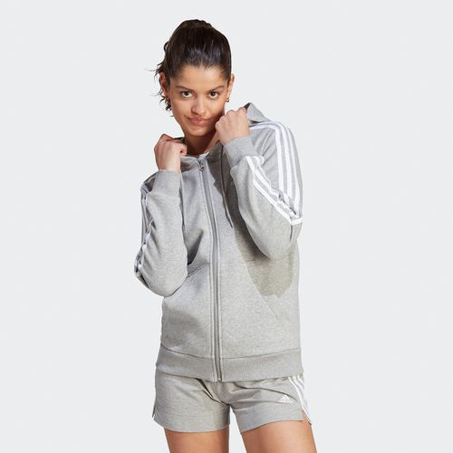 Felpa Cerniera E Cappuccio Essentials 3-stripes Donna Taglie XL - adidas sportswear - Modalova