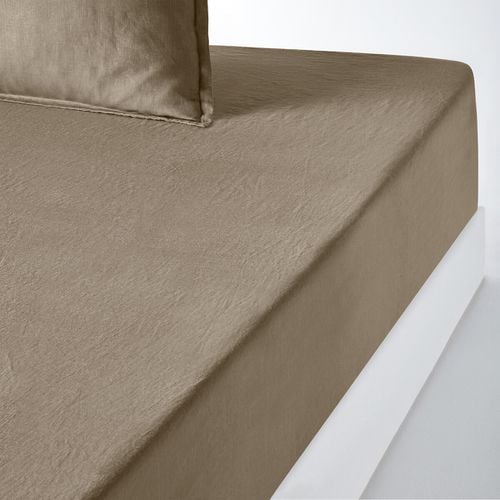 Lenzuolo Con Angoli Lino Lavato, Balza 35 Cm, Linot Taglie 160 x 200 cm - la redoute interieurs - Modalova