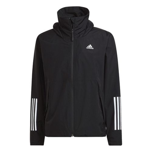 Giacca Anti Vento Collo Alto E Cappuccio Uomo Taglie S - adidas sportswear - Modalova