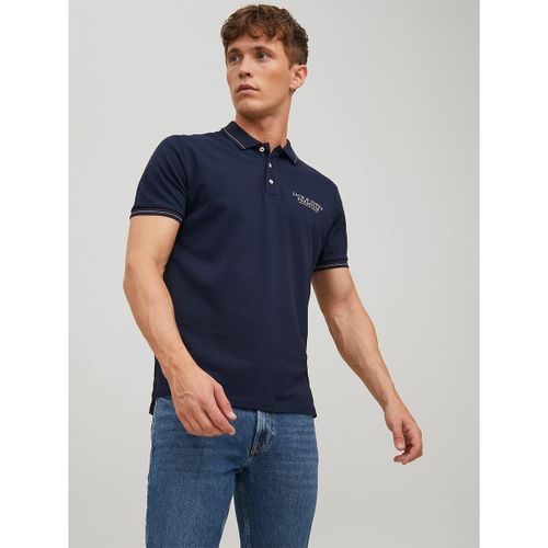 Polo Premium Stampa Rubber Uomo Taglie S - jack & jones - Modalova