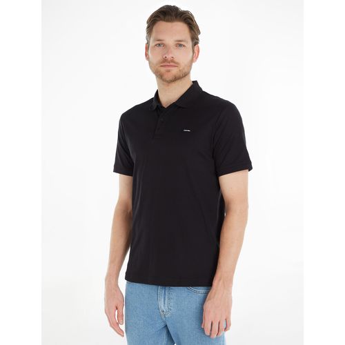 Polo Slim Fit In Cotone Con Logo Sul Petto Uomo Taglie S - calvin klein - Modalova