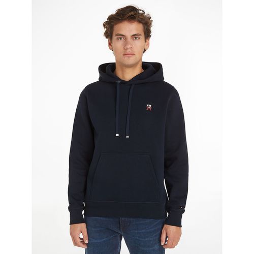 Felpa con cappuccio logo Monogram ricamato - TOMMY HILFIGER - Modalova