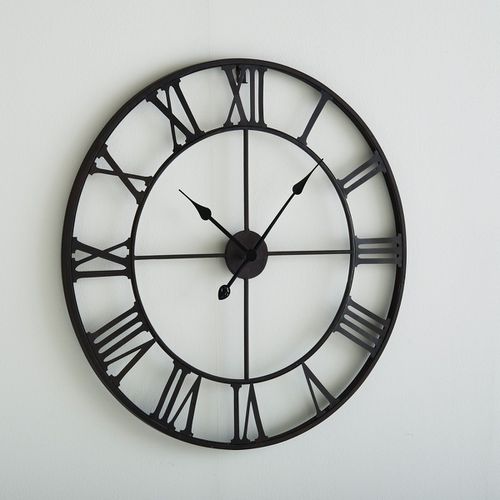 Orologio in metallo acciaio Ø70 cm, Zivos - SO'HOME - Modalova