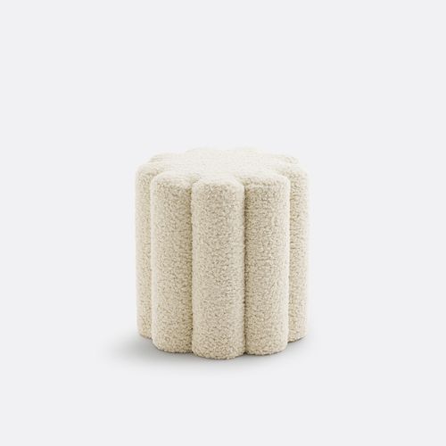 Pouf bouclé ciniglia, Justyna - LA REDOUTE INTERIEURS - Modalova