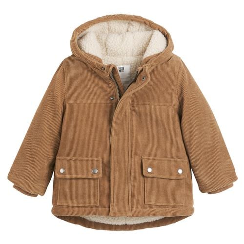 Parka caldo con cappuccio velluto, fodera peluche - LA REDOUTE COLLECTIONS - Modalova