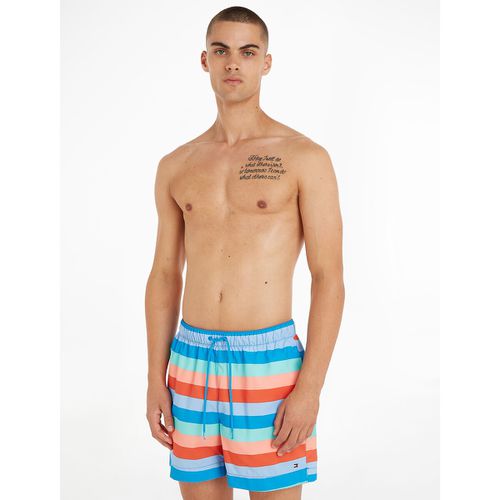 Shorts da bagno a righe - TOMMY HILFIGER - Modalova